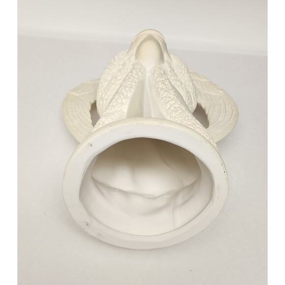 Bisque Ceramic Figurines Angels with Horn Ready To Paint Christmas, Holiday Deco - Picture 7 of 16